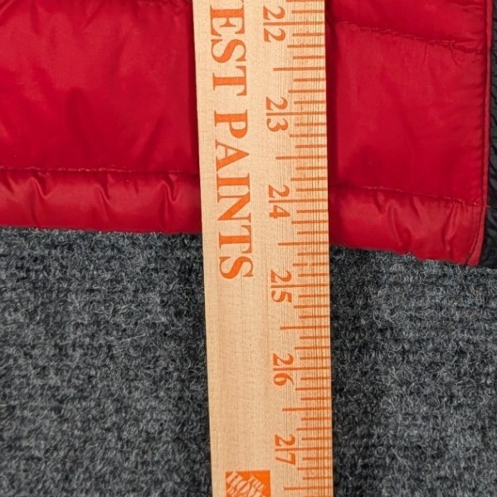 Lauren Active Ralph Lauren Puffer Jacket Red Black Down Fill Womens Large L-RL - Picture 9 of 11